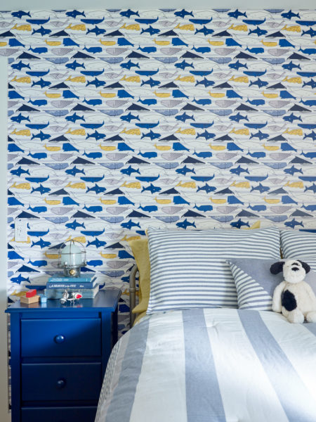 Nautical theme and colors in Childs bedroom