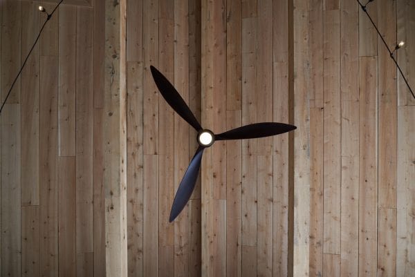 Simple ceiling fan at Cozy Bear Cabin