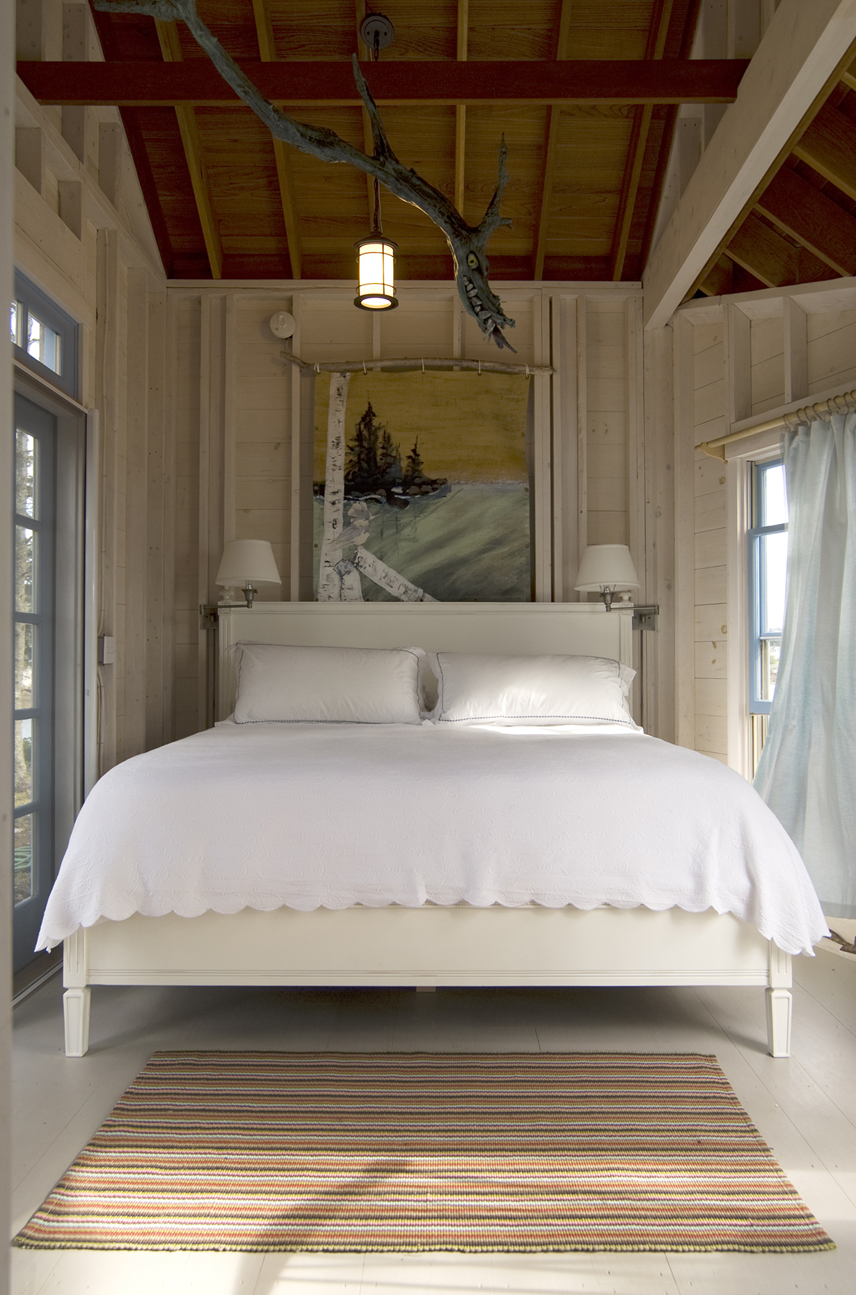Bed in the Hunting Island Bunkhouse