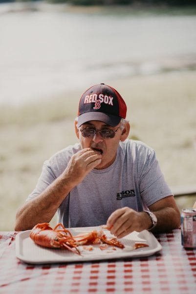 Ronny Lobster bake at Knickerbocker Group summer picnic