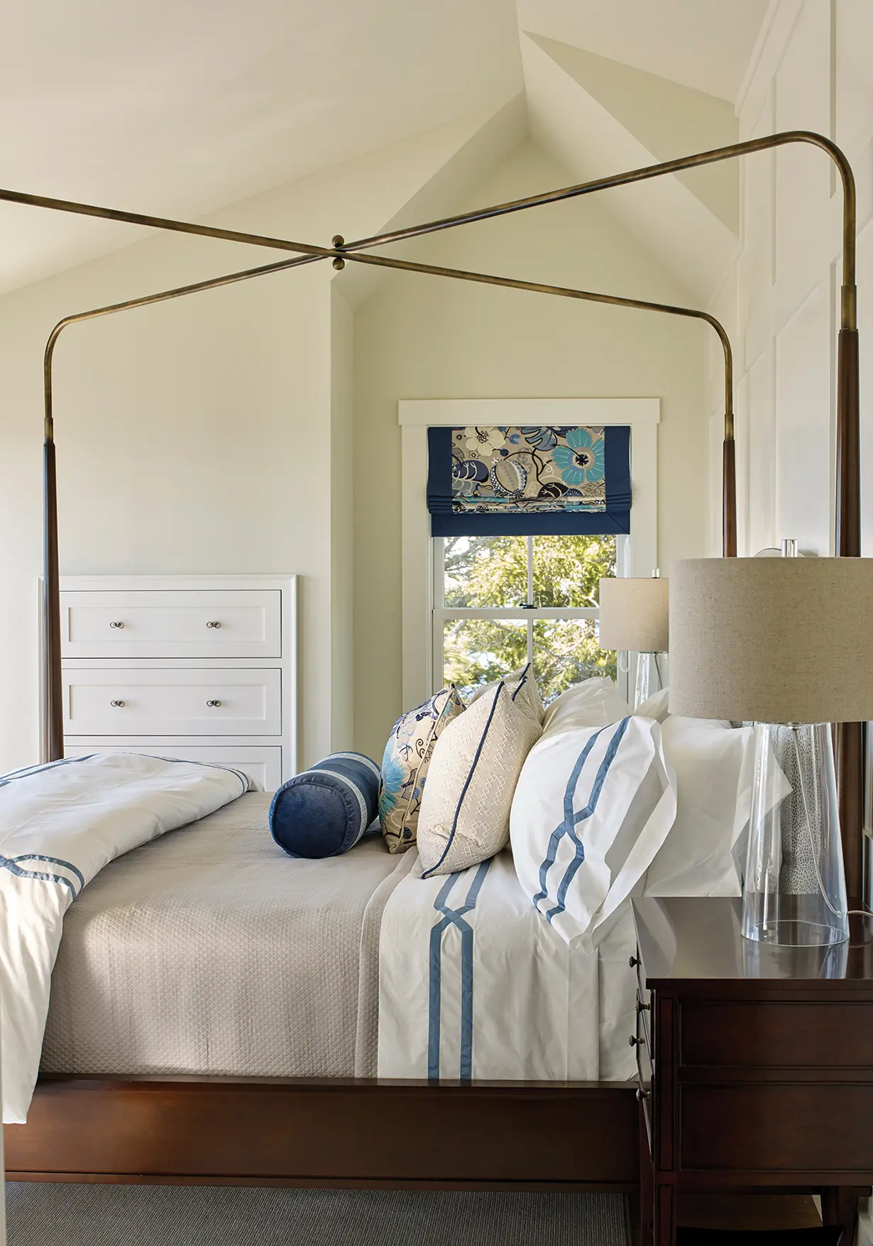 Primary bedroom with canopy