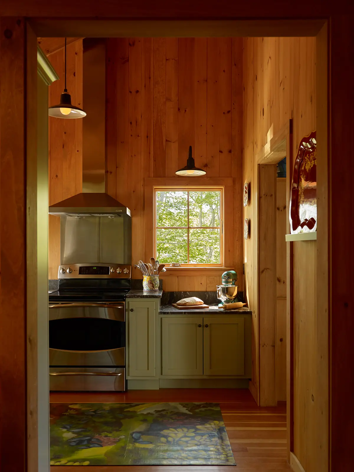 View of the kitchen at Little Acorn Cottage
